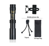 10-300X40mm Super Zoom Monocular Telescope Binoculars BAK4-Prism Body Steel Take Photo 4K Video Low Light Night Vision Camping