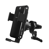 15W Car Phone Holder Wireless Charging With Dual Coils for iPhone Samsung z flip 3 Android Air Vent/Suction Cup phone kickstand