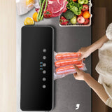 Vacuum Sealer Best Fully Automatic Portable Household Food Wet Dry 220V 110W Packaging Machine Sealing Include 10Pcs Bags Free