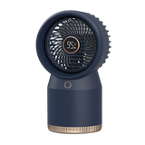 2-IN-1 Humidifier Fan Silent Air Cooler Mini Water Cooling Fan Home Battery Usb Rechargeable Office Desk Fan with Night Light