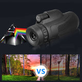 40x60 Professional Monocular Powerful Telescope Mobile Night Vision Military Eyepiece Handheld Objective Lens Hunting