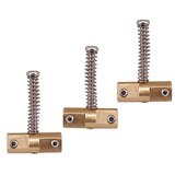 Guitar Compensated Bridge Brass Saddles Set 10.8mm Style Bridge Saddle for TL Style 6 Strings Electric Guitar Part(3Pcs