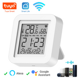 Tuya WiFi Temperature and Humidity Sensor Thermometer for Home Automation for Smart Home Work For Alexa Google Home