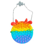 Large-Size Backpack Toys Mini Stress Reliever Toys for Adult Children Push Bubble Antistress Fidget Toys Funny Pop Its New Bag