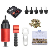 Rivet Nut Tool Set Riveting M3-M8 Cordless Rivet Drill Electric Adapter Insert Nut Tool Used In Manual And Electric Mode