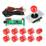 1 Player Arcade DIY Kit USB Encoder to PC Arcade Joystick Buttons for USB MAME PC Game DIY & Raspberry Pi Retro Controller Parts