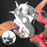 Handheld Portable Eyelet Puncher Household DIY Leathercraft Hole Punch Plier 2 2.5 3 3.5 4 4.5mm Round Holes