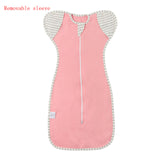 0-9 Months Breathable Newborn Baby Wrap Blankets Soft Baby Sleeping Bags Envelope Baby Cotton Swaddle Receive Blankets Sleepsack