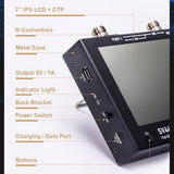 50KHz-4.4GHz VNA Vector Network Analyzer MF LF HF VHF UHF Frequency with 7 Inch Touchable Screen 8GB Built-in Memory Card