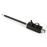 1 Set Mini-ANT 20W QRP 5Mhz-55Mhz Antenna Tuner Shortwave Antenna (Black, Metal)