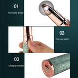 Rechargeable Eyebrow Hair Remover Painless Eyebrow Trimmer Razor Tool For Face Lips Nose Facial Hair Removal With LED Light