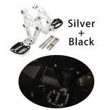 Silver Motorcycles Footrest Foot Pegs CNC Footpegs for Honda XADV750 XADV 750