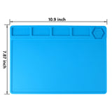 Repair Pad Insulation Heat-Resistant Soldering Station Silicon Soldering Mat Work Pad Desk Platform for BGA Soldering Station