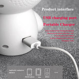 Mini Intelligent Robot Wireless Speaker Bass Portable Wireless Speakers Support TF Card Power Bank For Bedroom Bedside