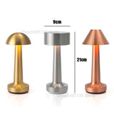Cordless Battery Table Lamps Touch Sensor Bar Restaurant Led Portable Rechargeable Desk Lamp Bedroom Living Room Light Fixtures