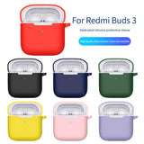 Mutil-Colors Earbuds Case For Xiaomi Redmi Airdots 3  Soft TPU Protection Earphone Cover For Redmi Buds 3 Case With Buckle