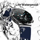 NEW G51 Support TWS Smart Watch 1.28 inch Round Screen Bluetooth Call 4GB Music Memory IP67 Waterproof Smartwatch Custom Dials