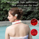 Smart Electric Neck and Shoulder Massager,Low Frequency Magnetic Therapy Pulse Relief Pain,Cervical Vertebra Physiotherapy Tool