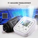 Electronic Sphygmomanometer Arm Type Intelligent Heart Rate Blood Pressure Monitor Pair 99 Group Memory Automatic Tonometer