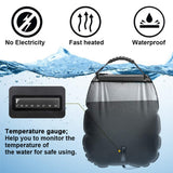 Switchable Shower Head20L Water Bags Outdoor Camping Solar Shower Bag Foldable Heating Camp Shower Hiking Climbing Bath Bag