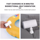 USB Mini Outdoor Inflatable Toy Airbed Mat Pump Camping Emergency Lighting Camping Floats Mats Airbeds Outdoor Air Pump