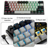 61 Keys Hot-swap 60% Mini Mechanical Gaming Keyboard Red Blue Mx Switch RGB Backlight USB Wired LED Optical Switches Portable