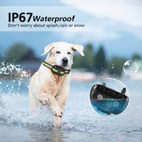 Anti bark dog collar Electric shock Vibration sound with LED for small large dogs no barking training collar dog accessories