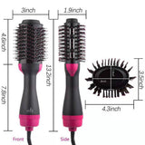 New One Step Hair Dryer and Volumizer 3 in 1 Hot Air Brush Professional Blow Dryer Comb Curling Iron Hair Straightener Brush