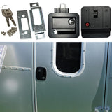 RV  Lock with Paddle  Coated Replacement  for  Hauler W/ 2 Pcs Keys, 8 Pcs Screws