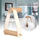 Easy Install Wall Mounted Storage Organizer Hotel Home Beech Toilet Paper Holder Living Room Roll Tissue Kitchen Bathroom Decor