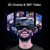 ETVR 3D Movies Games Glasses VR  Google Cardboard Immersive Virtual Reality Headset With Controller Fit 5-7 Inch Smart Phone