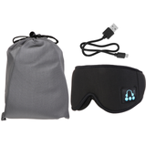 1PC Air Permeable Adjustable Handsfree Eye Mask Sleep Headphone for Travel Sleeping