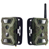 12MP PIR Scouting Trail GSM SMS/MMS Alarm Camera with 20meters Night Vision & 8AA Battery Power Supply & 720P Video Recording