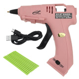20W High Temp Hot Melts Glue Gun With 7x100mm Glue Sticks Industrial Mini Guns Thermo Electric Heat Temperature Repair Tool DIY