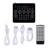 Sound Card 12 Sound Effects/5 Sound Modes/Noise Reduction/Support BT Connection/Remote Control/Variuos Ports/Multiple Uses