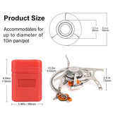Outdoor Widesea Gas Stove Camping Gas burner Folding Electronic Stove hiking Portable Foldable Split Stoves 3000W