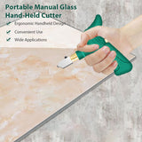 Portable Manual Glass Hand-Held Cutter Ceramic Tile Glass Cutter Glass Cut with 2 H eads
