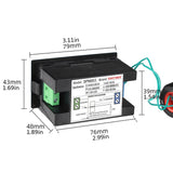 LCD Digital Panel Wattmeter Energy Power Meter Voltage Voltmeter Current Ammeter Frequency Indicator AC 220V 380V 100A
