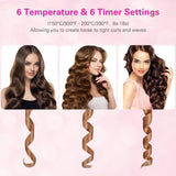 For Hair Curling Iron Curl Waves Ceramic Curly Rotating Styler1 Women Electric Tool Automatic Hair Curler Wireless Corrugation