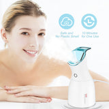 Nano Ionic Facial Steamer Home Spa Humidifier Atomize Skin Care 500ml Water Tank Deep Hydration Mist Sprayer Facial Cleaner
