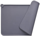 Silicone Pet Food Mats Tray Non Slip Pet Dog Cat Bowl Mats Placemat Dog Pet Cat Feeding Mat Waterproof Dog Cat Food Mats