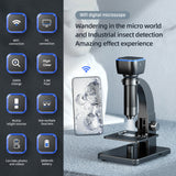 2000x Magnification Dual Lenses Intelligent Digital Microscope USB Rechargeable 5.0M Pixels High Clear PC WI-FI-Connection