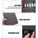 Security Lockable Metal Organizer Home Resettable Code Wall Mounted Office Indoor Outdoor Key Safe Box Password Combination Lock