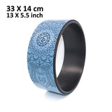 Yoga Pilates Circle TPE Fitness Roller Wheel Yoga Prop Wheel Back Training Tool Home Workout Wheel Waist Shape Pilates Ring