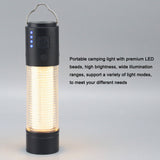 LED Camping Light USB Rechargeable Campsite Lantern Tent Lamp Flashlight Support Multiple Light Modes with Magnetic Base Tripod