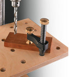 Upgraded Woodworking Desktop Clip, Quick Acting Hold Down Clamp Automatic Adjustment for 18.5 To 21.5MM Workbench Holes