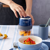 Wireless Meat Chopper 2000mAh Battery Rechargeable Electric Food Blender Mini Baby Food Grinder 13500RPM Mixer MR9403