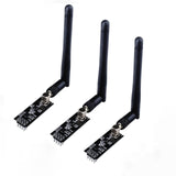 3pcs NRF24L01+PA+LNA RF Transceiver Module with Antenna 2.4 GHz 1100m + 3pcs NRF24L01Breakout Adapter On-Board 3.3V Regulator