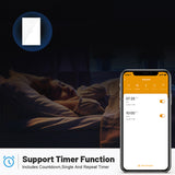 Smart Home New WiFi US/AU 2-way Control Touch Switch 1 2 3 Gang Automatical Glass Panel Work with Google Home Alexa