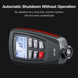 DT-156 LCD Coating Thickness Tester Fe/NFe Paint Thickness Gauge Meter Car Paint Depth Gauge Tester 0~1800μm with Calibration